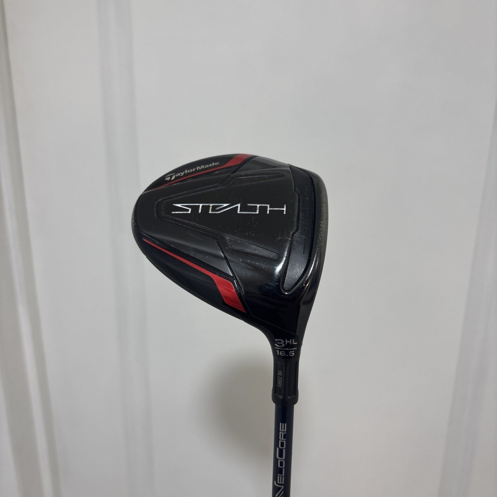 TaylorMade Stealth 3HL Fairway Wood 16.5* Ventus Blue Velocore 8X Stiff RH Used